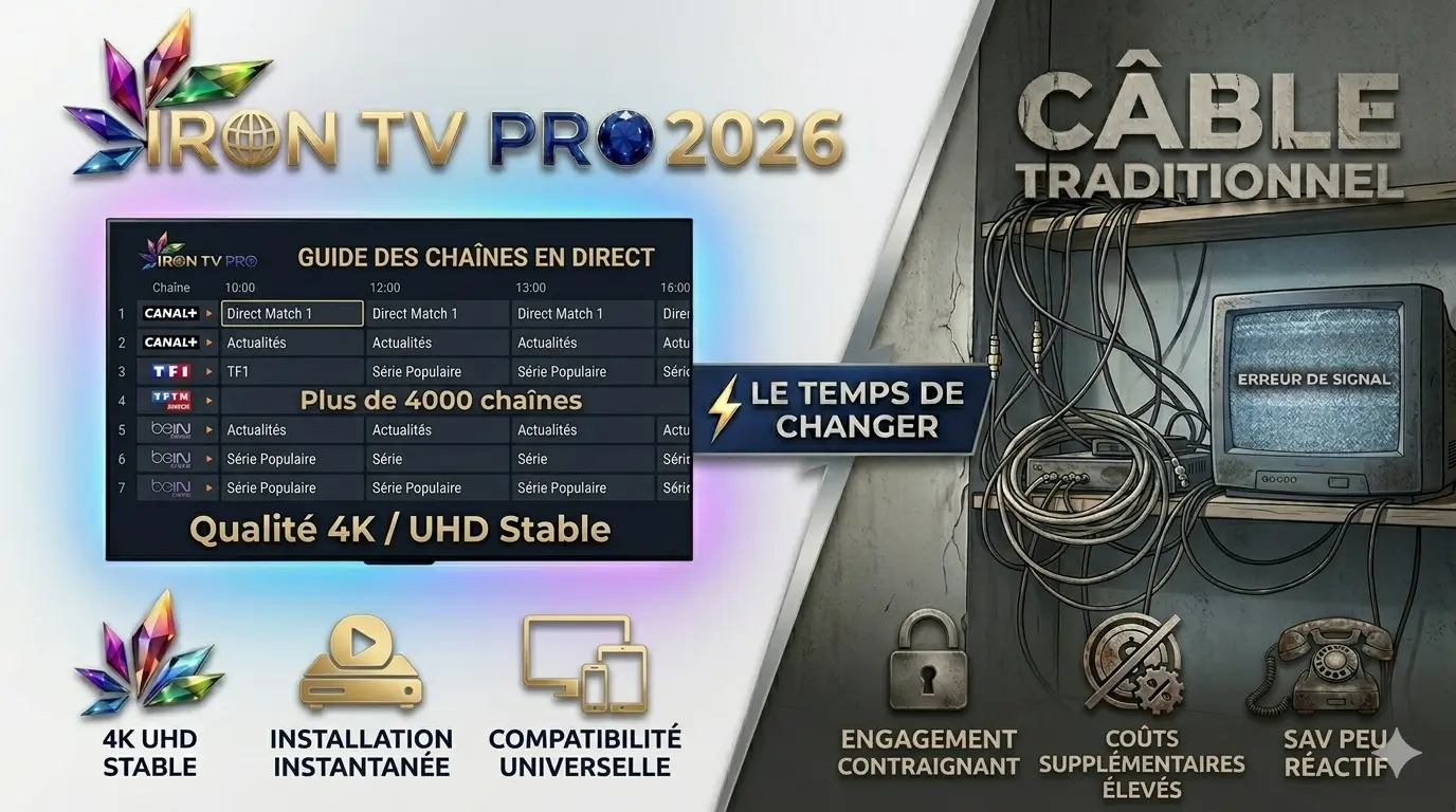 Iron TV Pro vs Cable