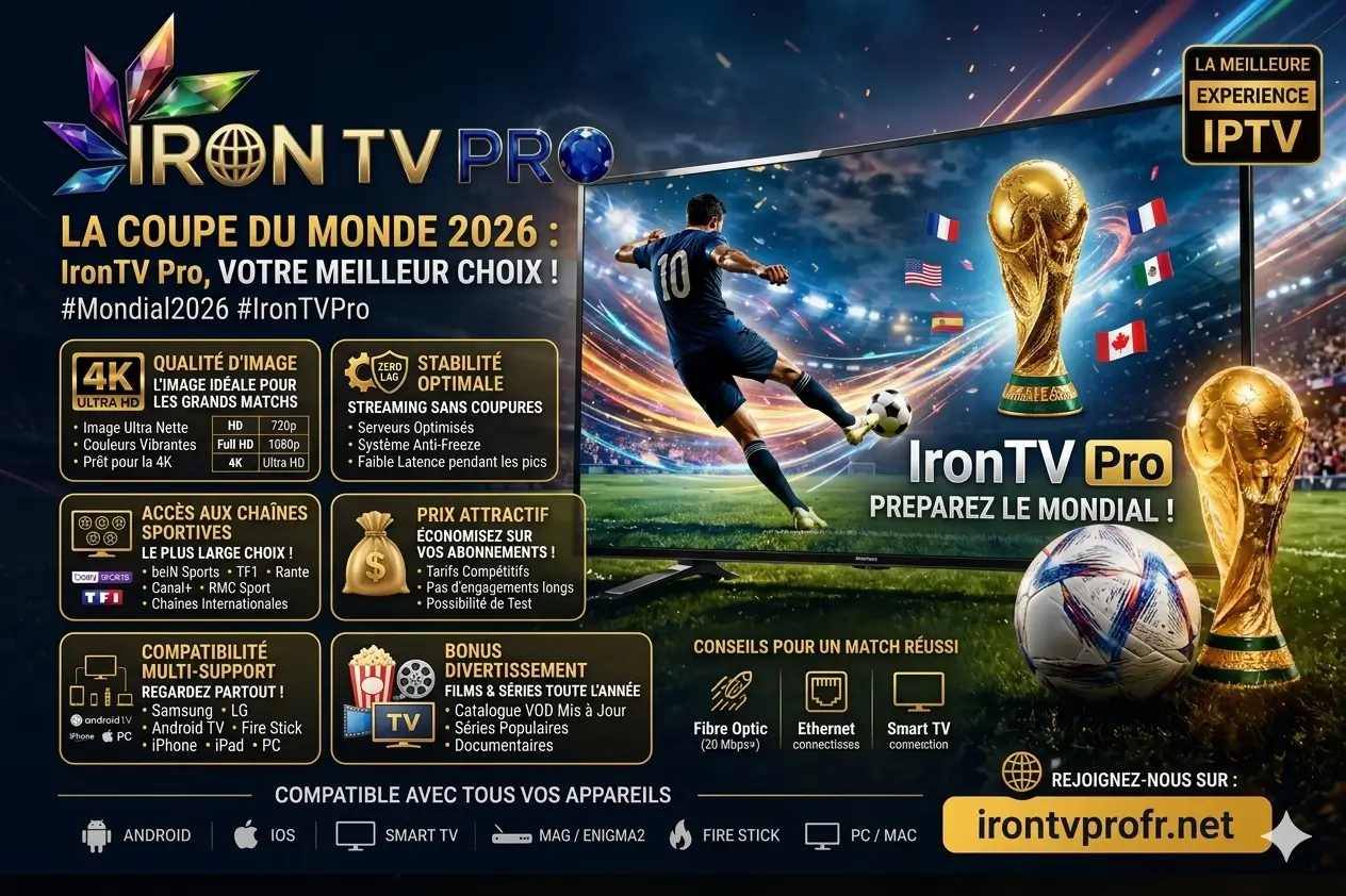IronTV Pro Coupe du Monde 2026