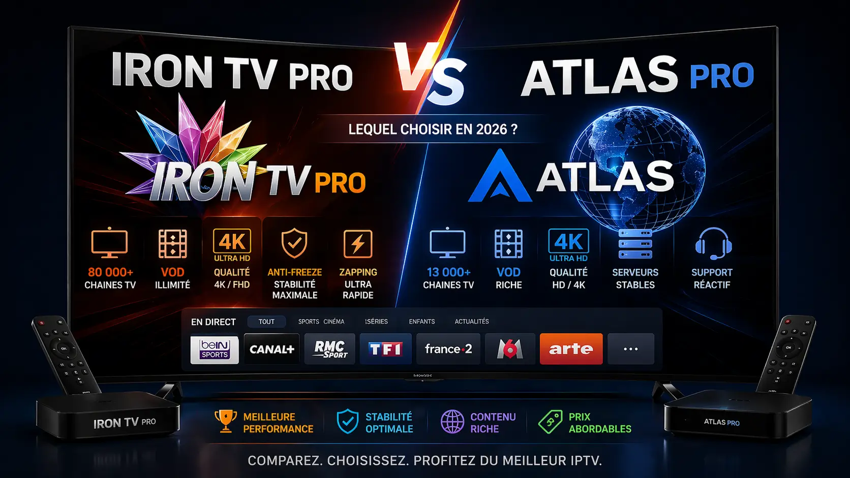 Iron TV Pro vs Atlas Pro