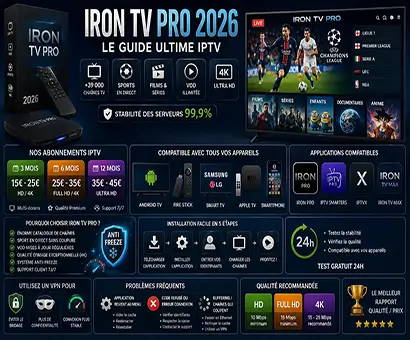 IPTV GUIDE,irontvpro,irontvmax
