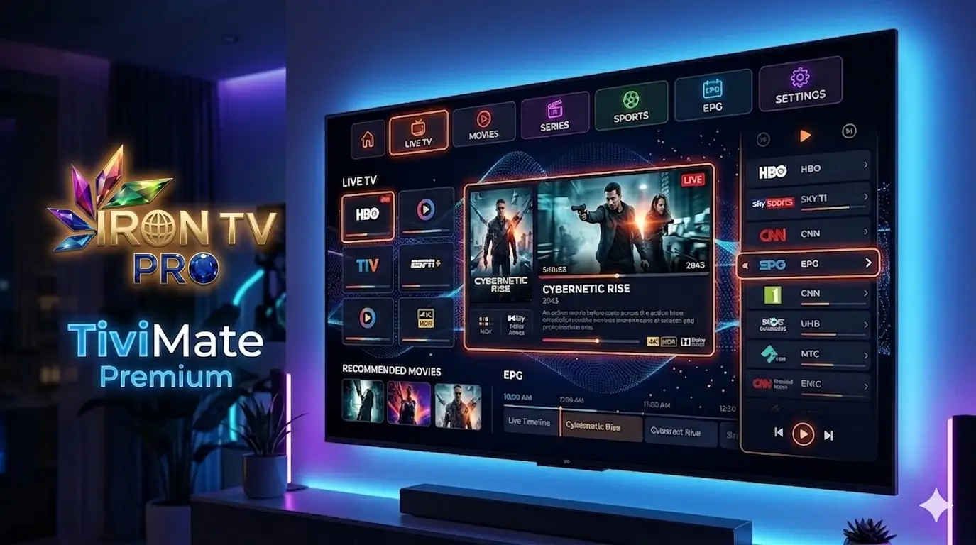 Comment configurer Iron TV Pro sur TiviMate,TiviMate Premium,IRON TV PRO,Installer TiviMate&nbsp;Premium