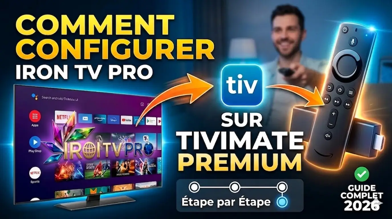 Comment configurer Iron TV Pro sur TiviMate Premium (Étape par Étape)