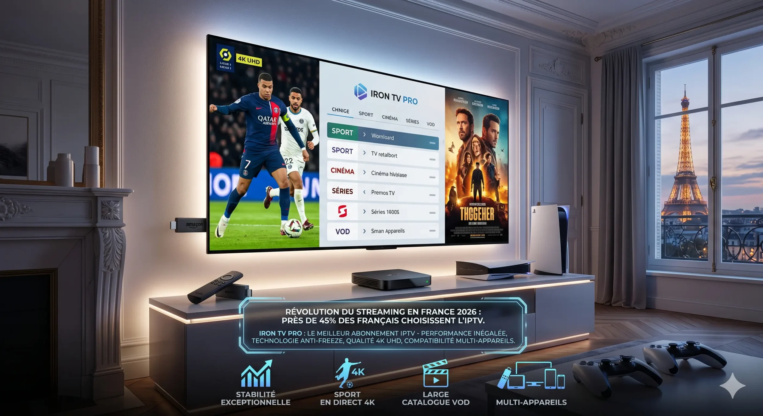 Meilleur Abonnements IPTV En France 2026