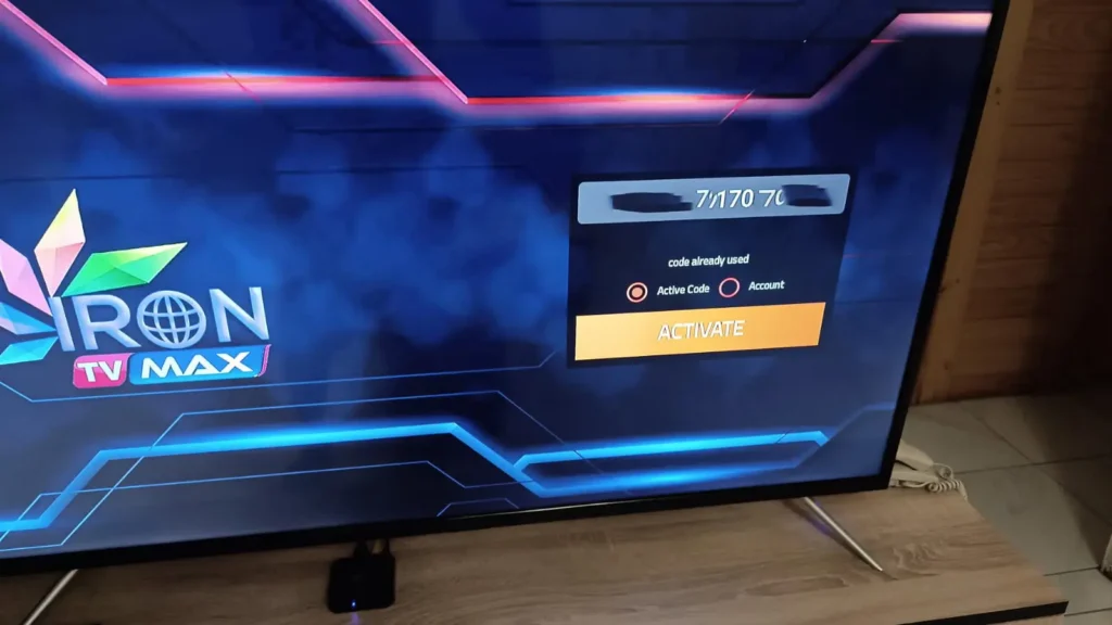 Iron TV Pro bloque